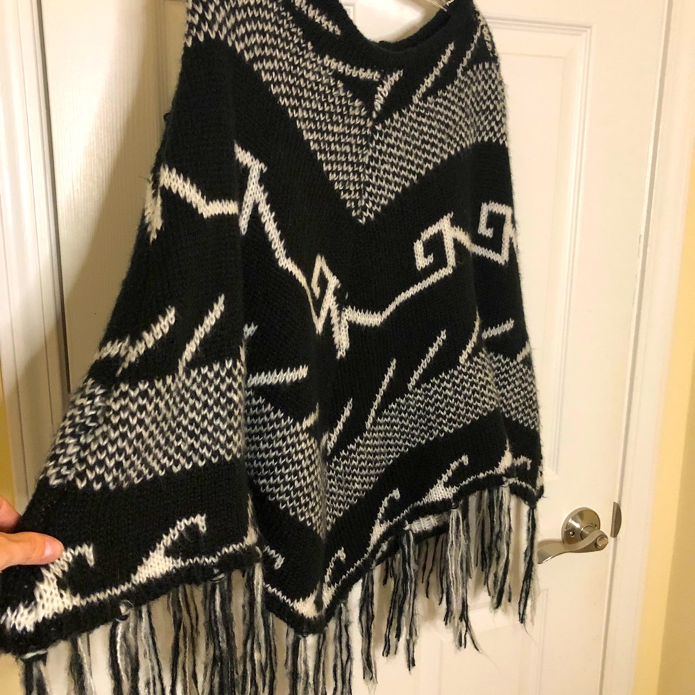 One piece poncho